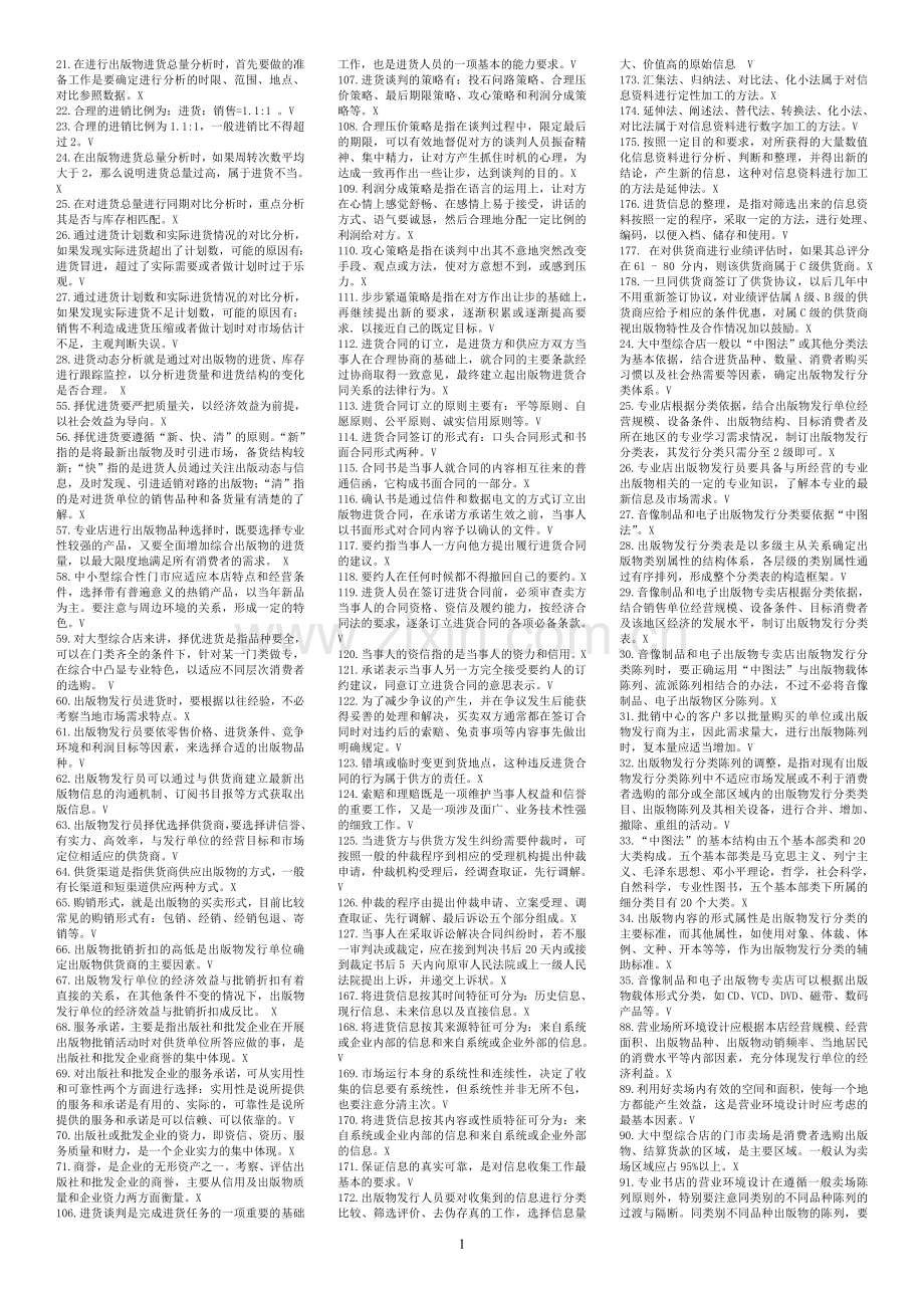 出版物发行员高级判断.doc_第1页