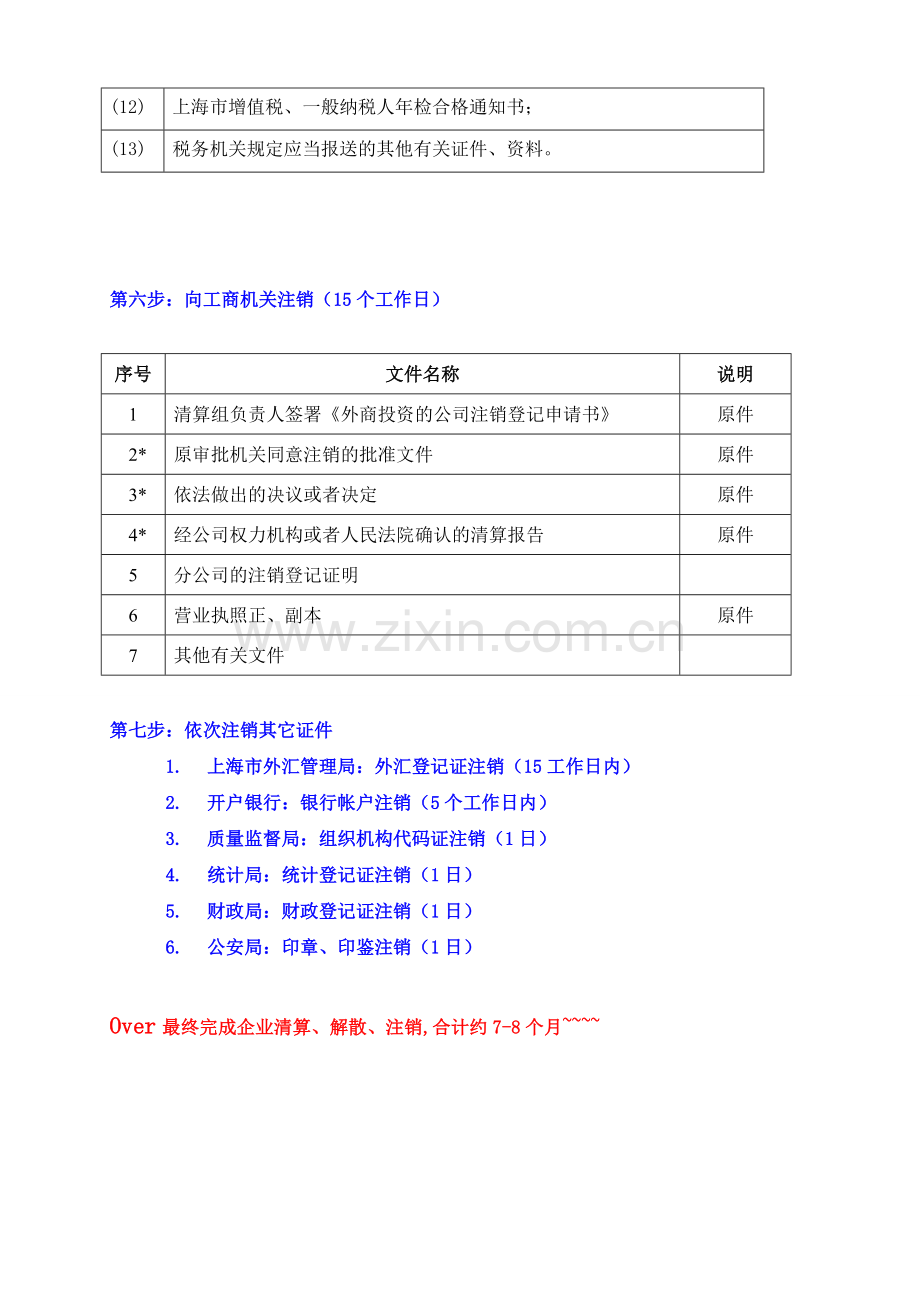 外资企业清算的基本流程.doc_第3页