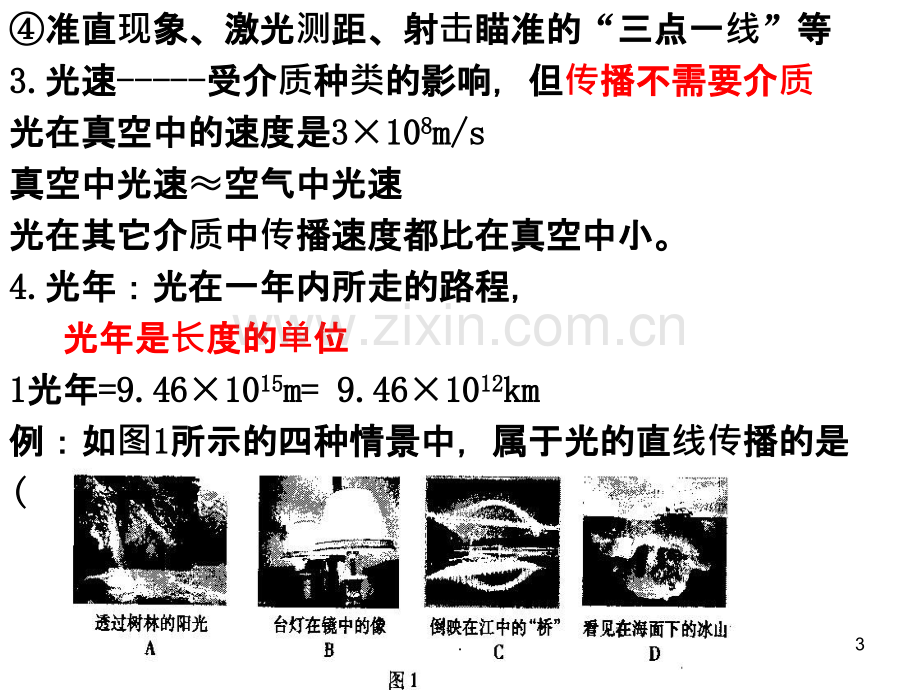 沪科版八年级物理第四章《光现象》全章复习课件共张.ppt_第3页