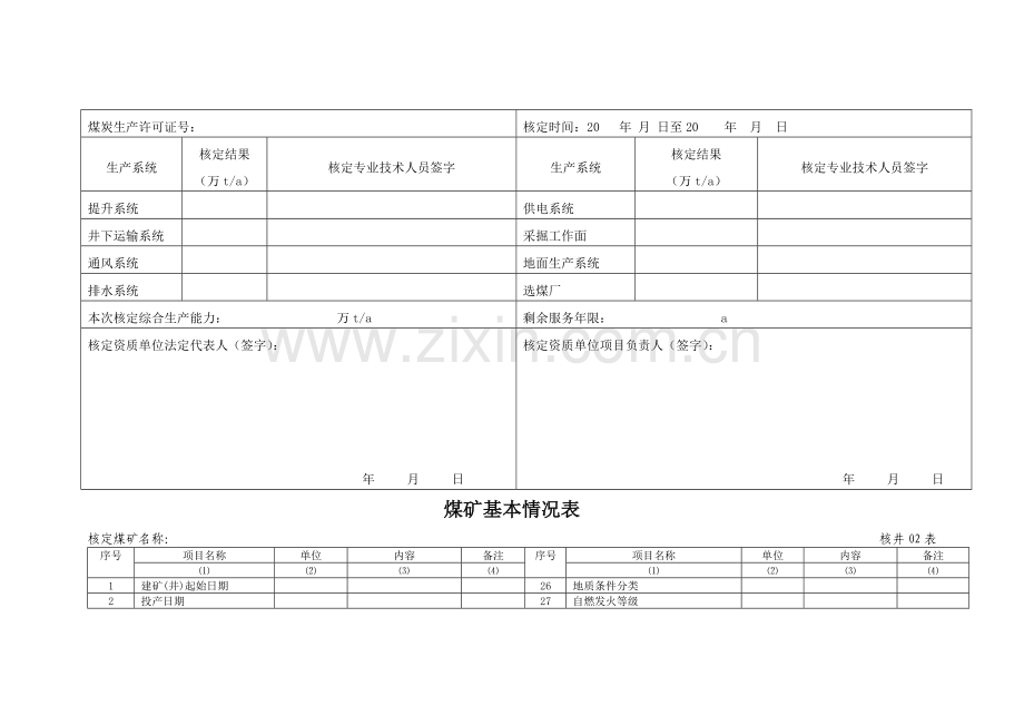 机电运输生产能力核定表8.18..doc_第3页