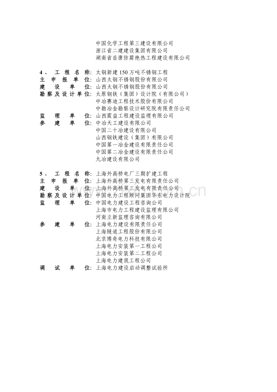 2009年度国家优质工程获奖工程名单.doc_第2页