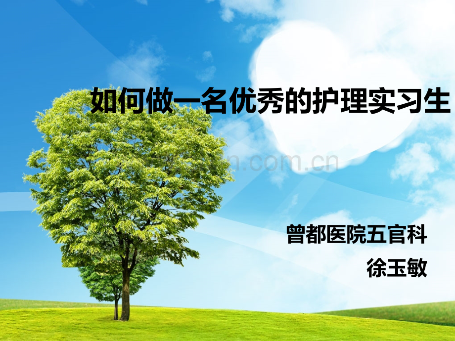 如何做一名优秀的护理实习生.ppt_第1页