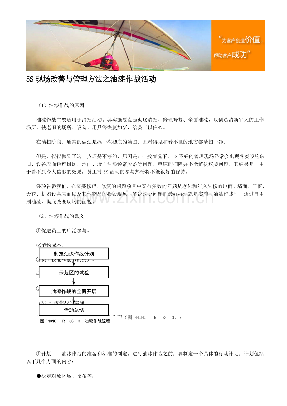 5S现场改善与管理方法之油漆作战活动.doc_第1页