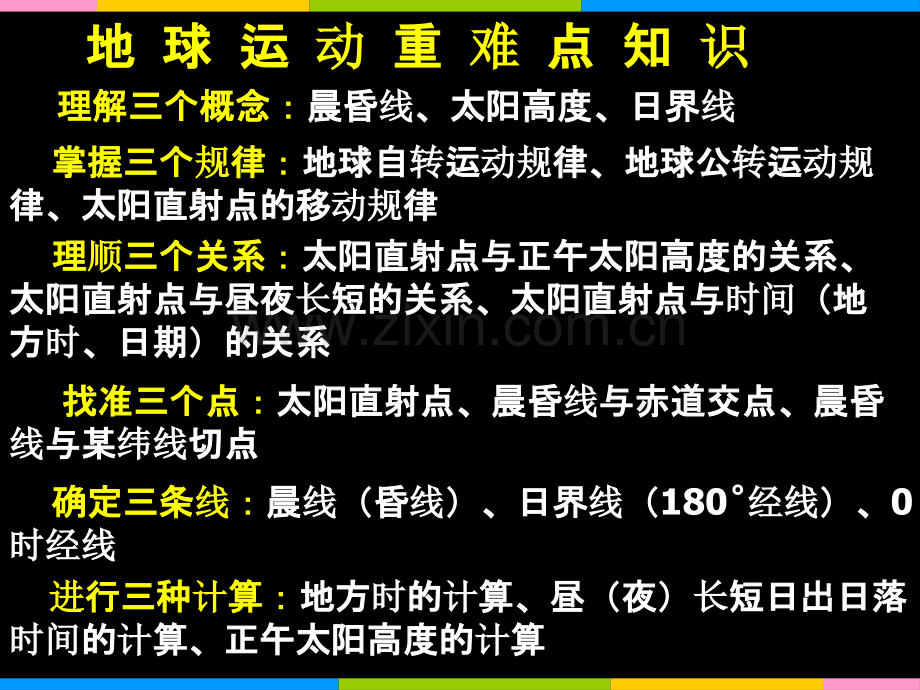 地球运动专题.ppt_第2页