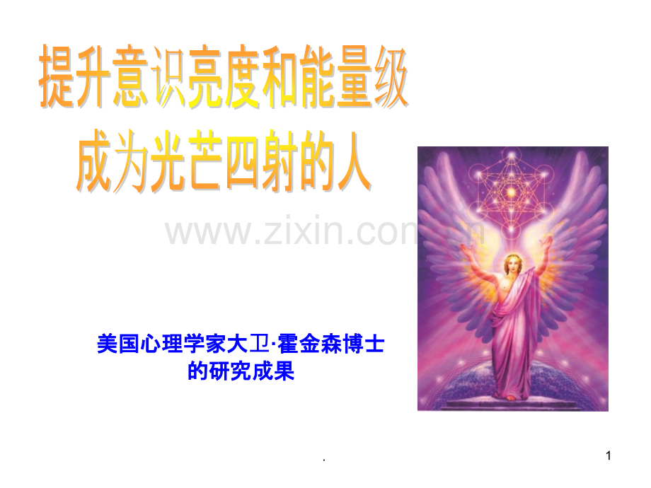 霍金斯的能量层级(全).ppt_第1页