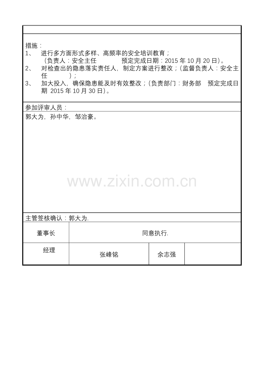 13.1.4安全生产标准化绩效评定和持续改进记录.doc_第3页