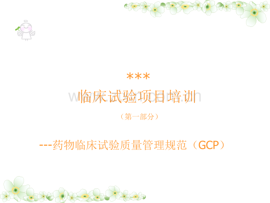 临床试验项目培训概要.ppt_第1页