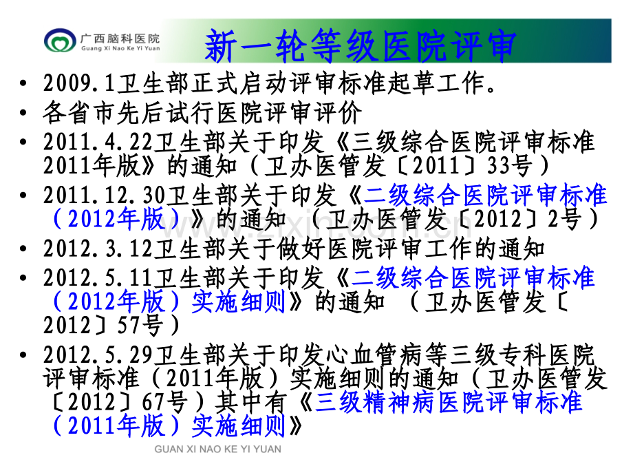 二级精神病医院评审相关材料准备2012-7-21.ppt_第3页