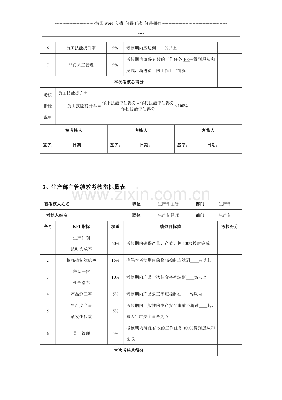 生产部人员绩效考核表新.doc_第2页