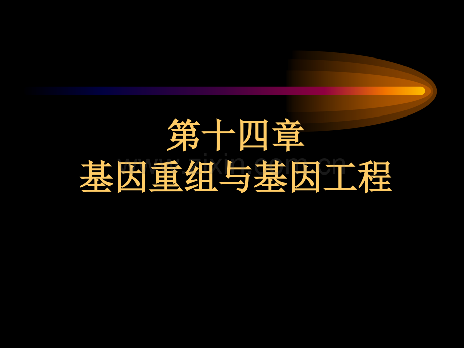 第十四章基因重组与基因工程.ppt_第1页