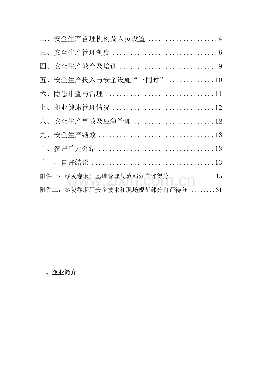 工矿商贸行业企业安全生产标准化自评报告(样本).doc_第3页