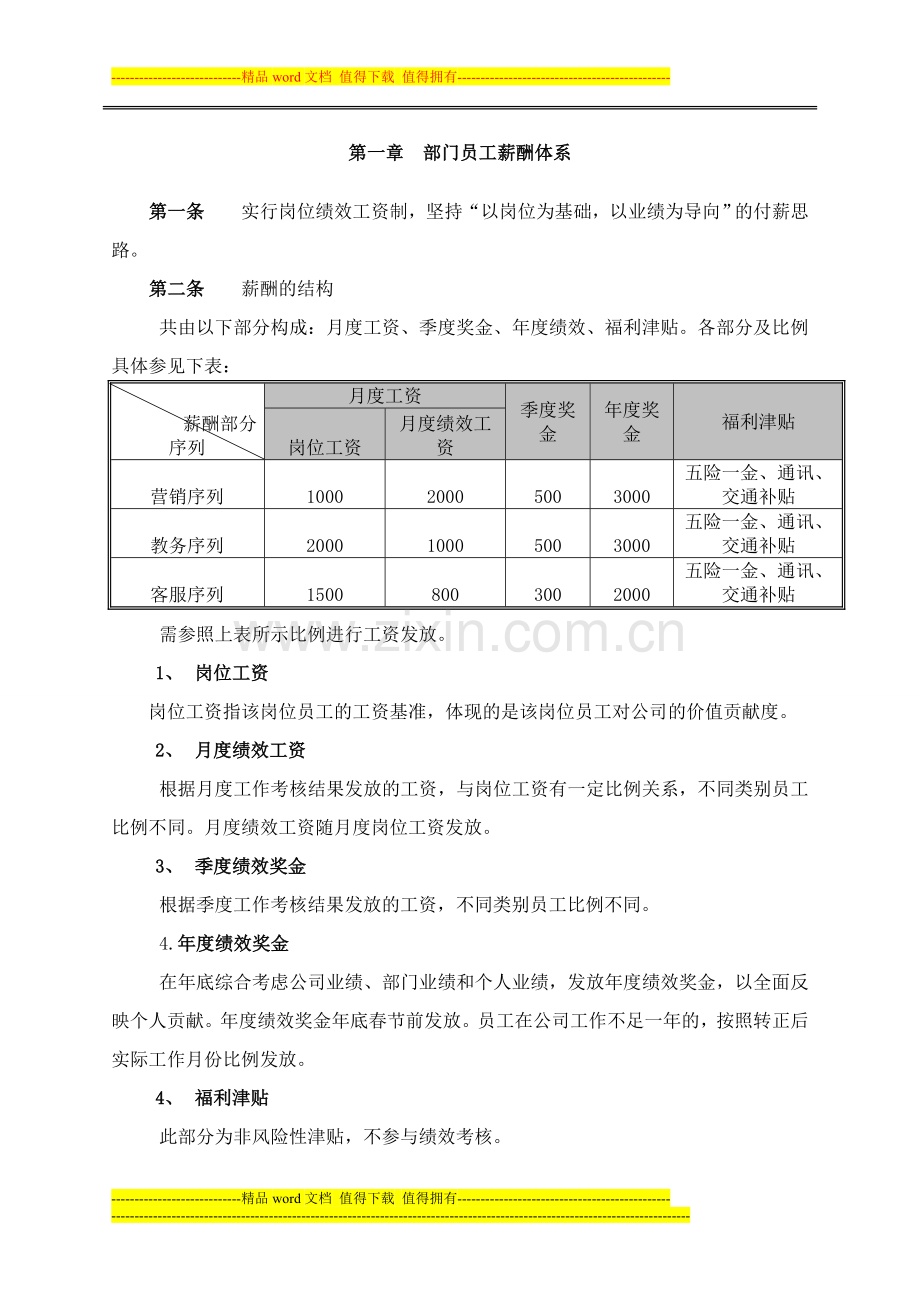 校友部薪酬绩效管理制度.doc_第2页