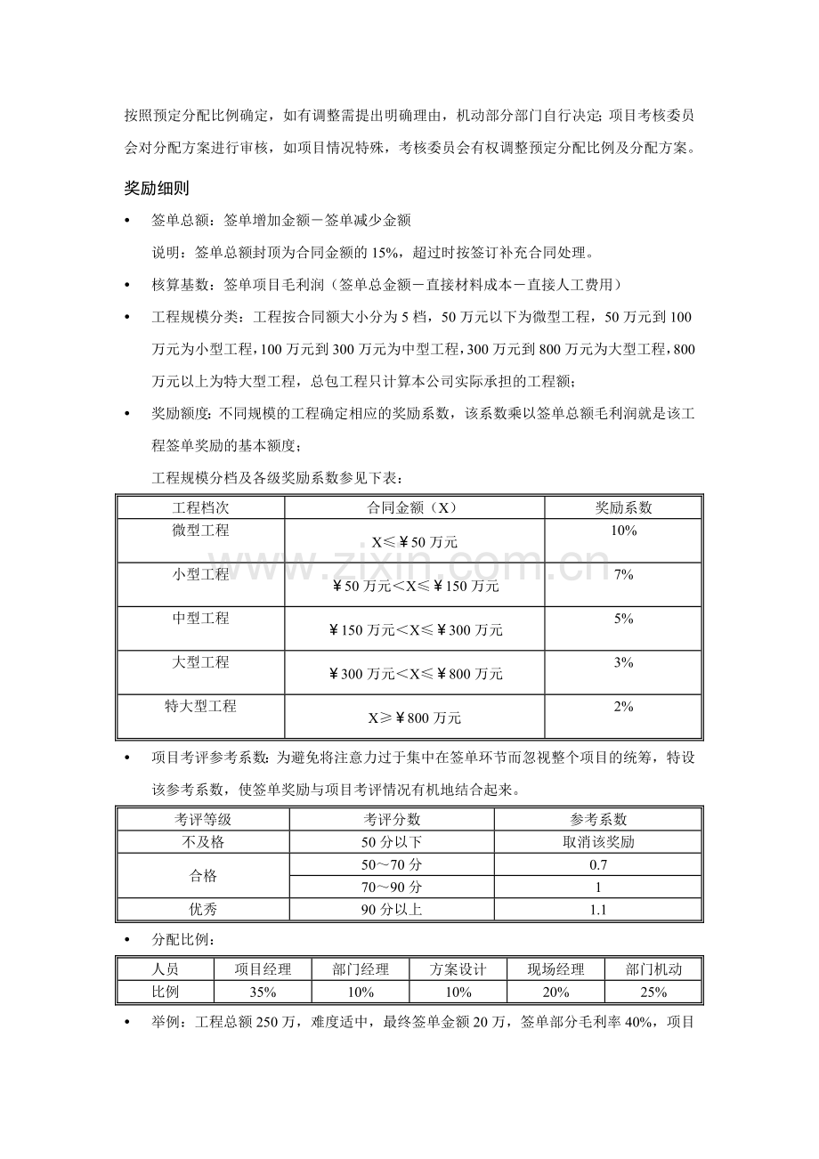 工程项目签单管理及奖励办法-[文档在线提供].doc_第2页