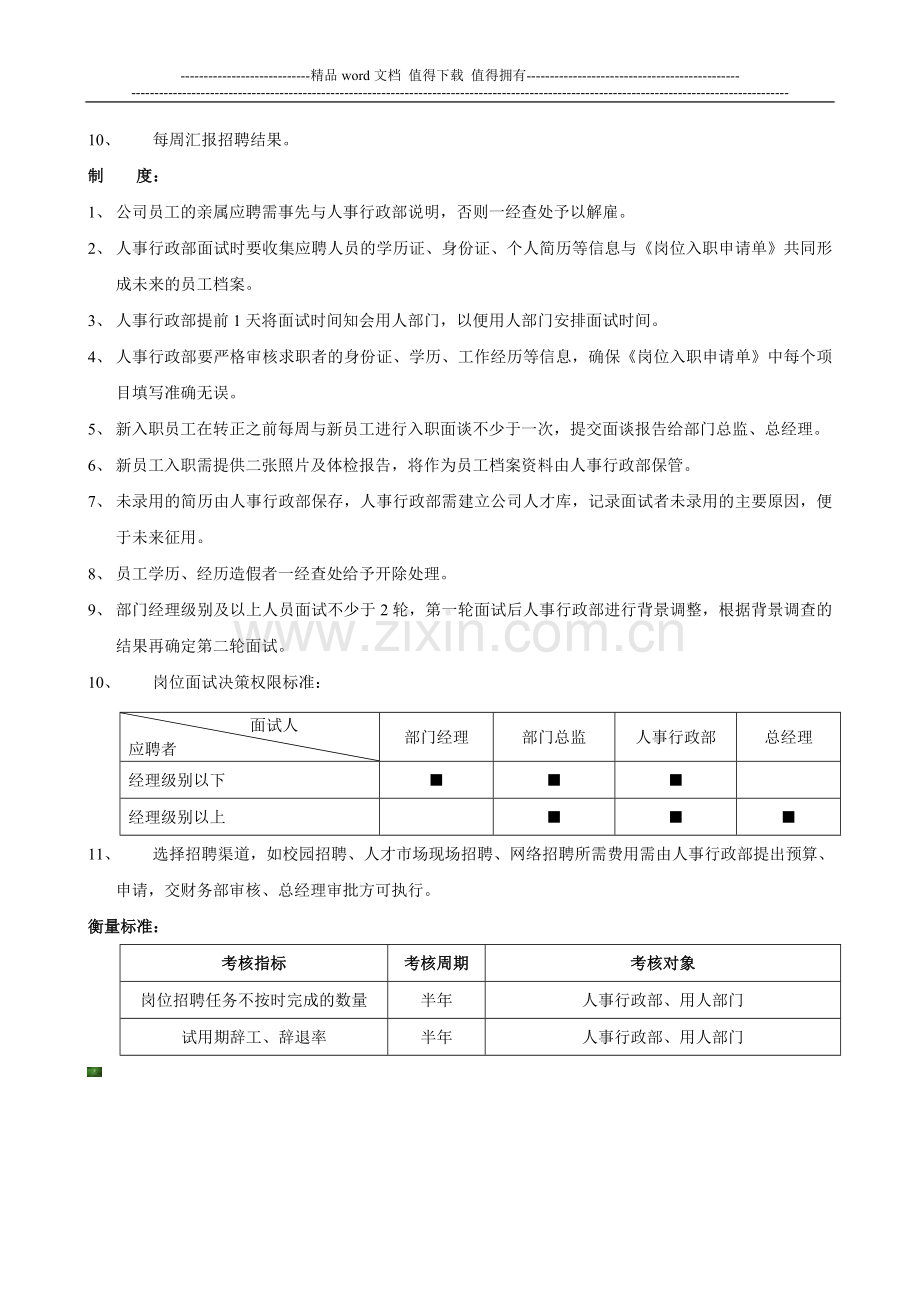 人事招聘制度(流程).doc_第2页