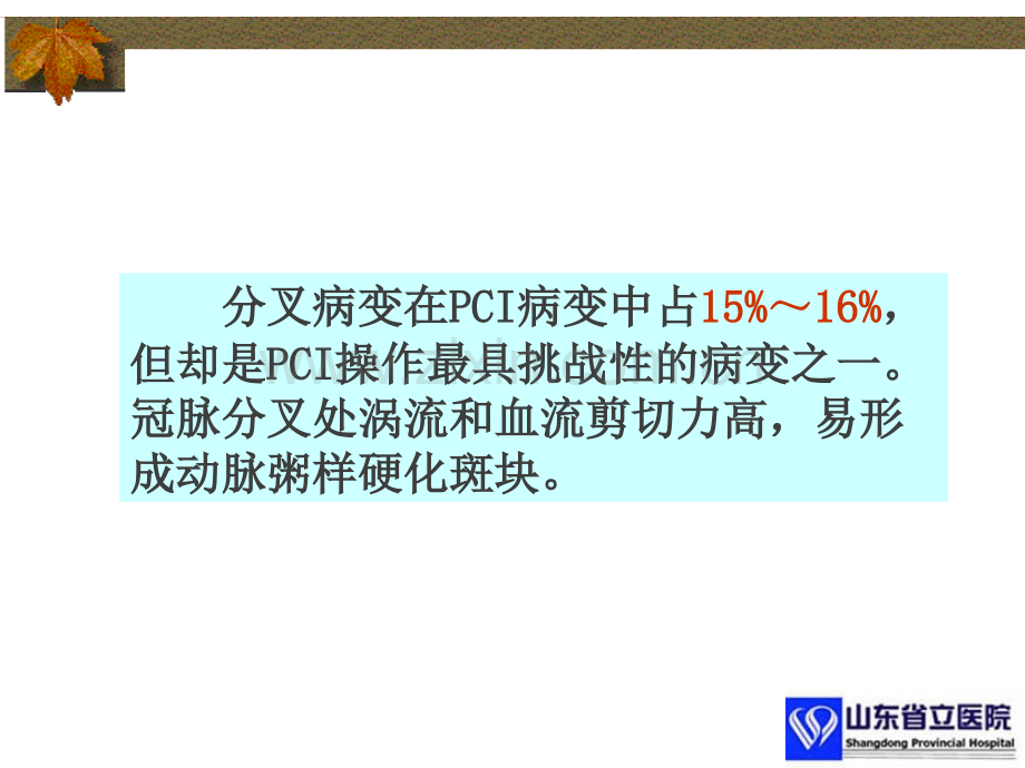 分叉病变的介入治疗.ppt_第2页