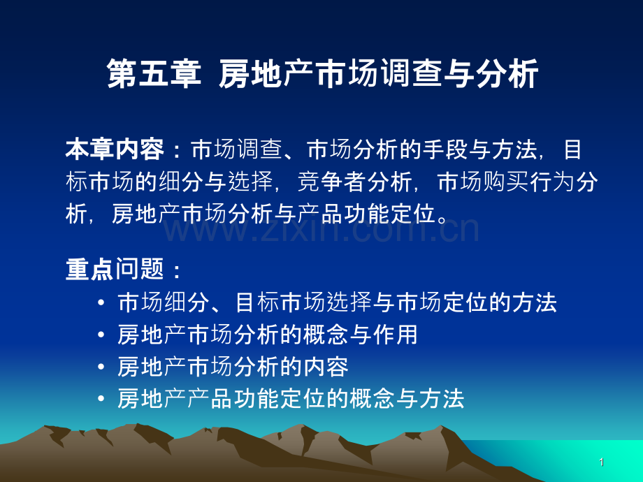 房地产开发与经营第五章房地产市场调查.ppt_第1页