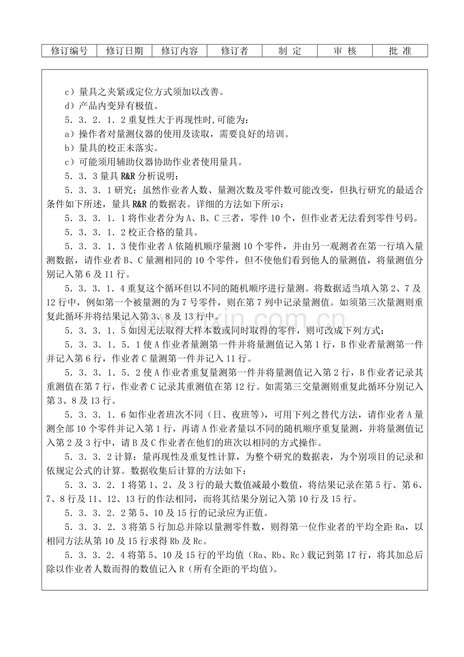 417098--某汽配有限公司测量系统分析程序--lianjiangtec.doc_第2页