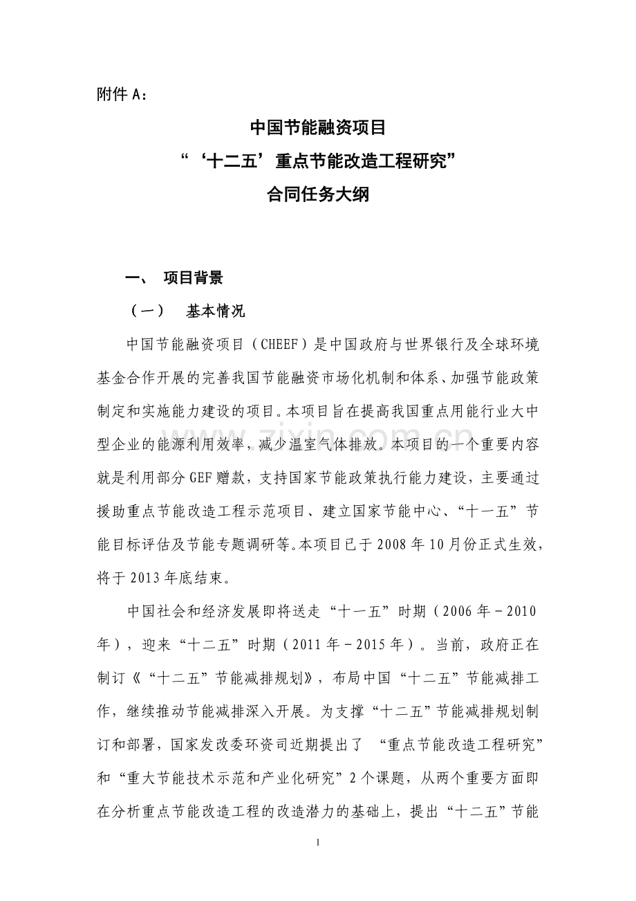 节能评估大纲(合同任务书模板).doc_第1页