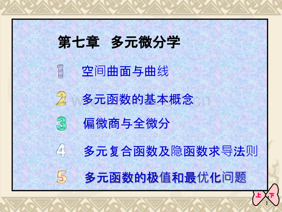 多元函数及隐函数求导.ppt_第1页