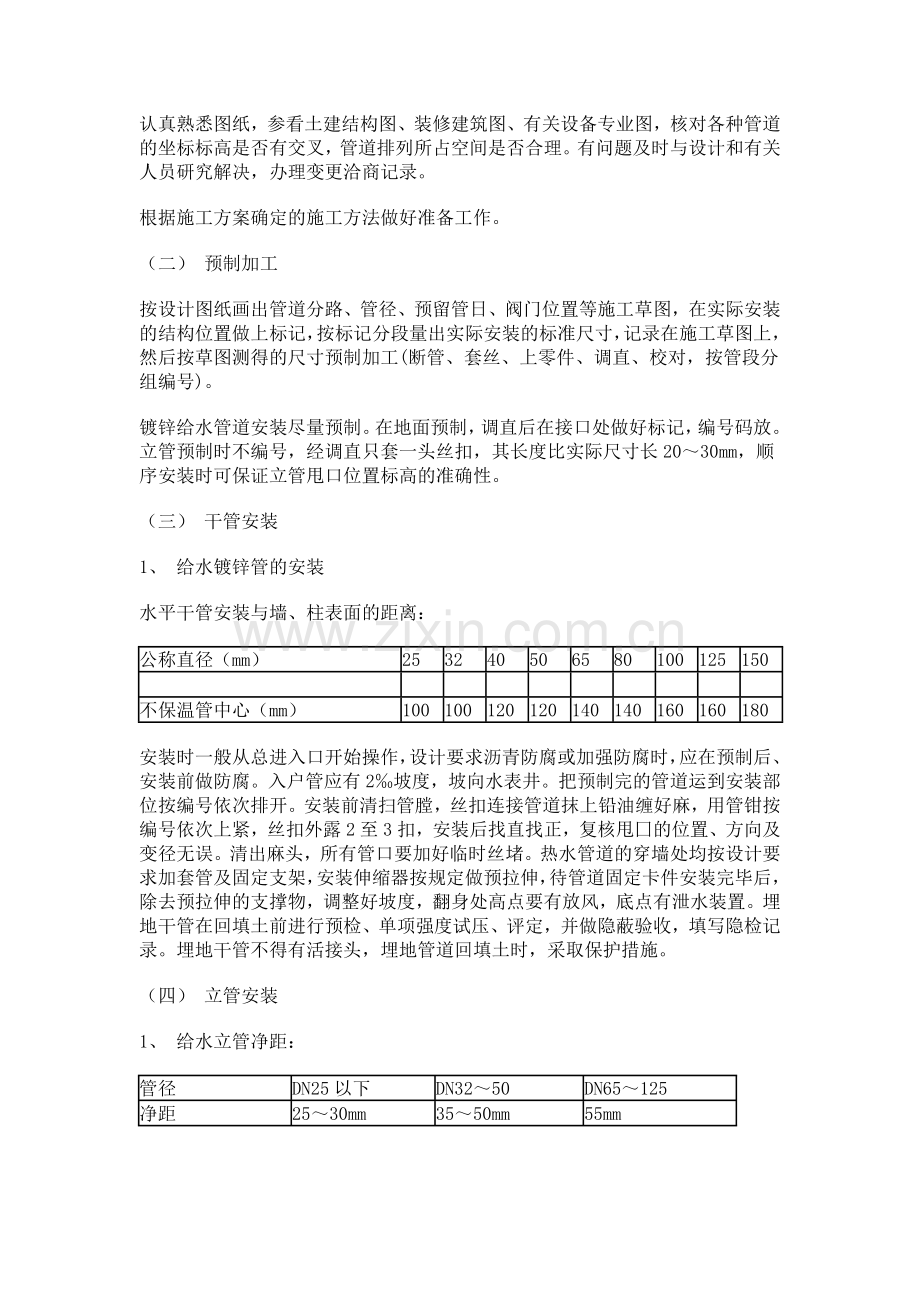 室内镀锌钢管安装技术交底.doc_第3页