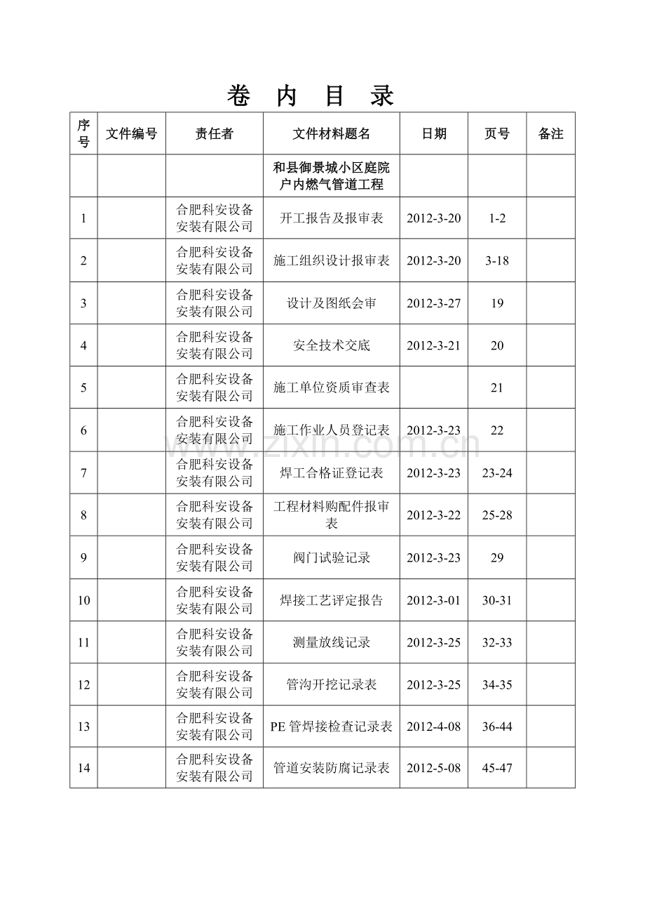 御景城小区庭院户内燃气管道工程竣工资料-教材讲义.doc_第3页