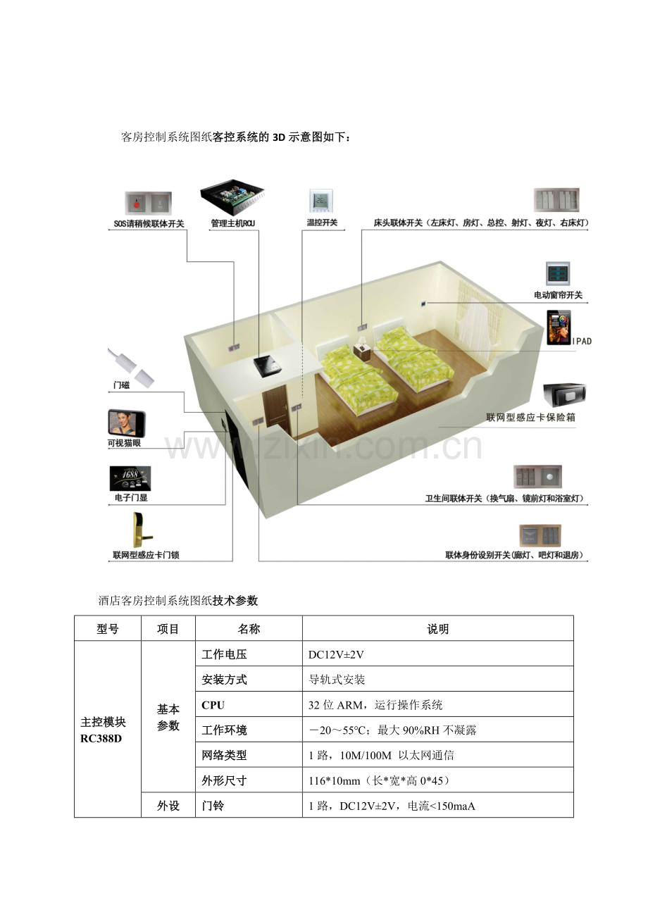 五星级酒店客房控制系统图.docx_第2页