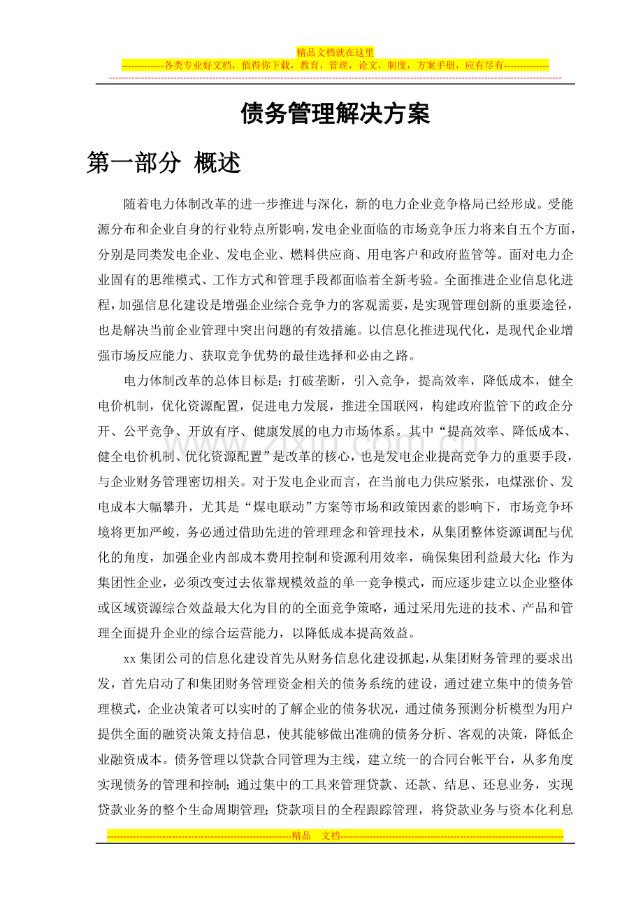 债务系统解决方案.doc_第1页