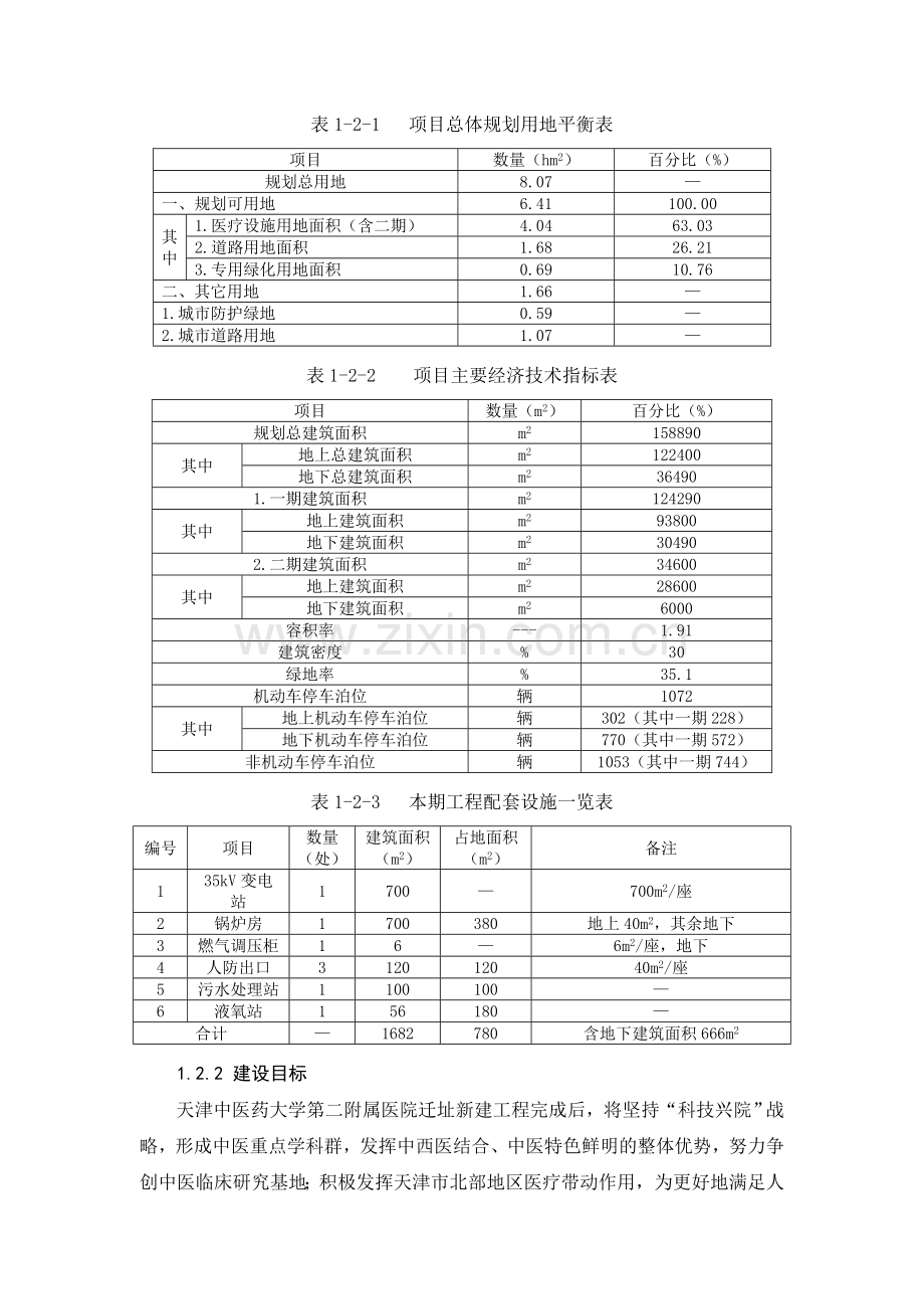 中医药大学第二附属医院迁址一期工程申请立项环境影响评估报告书简本.doc_第2页