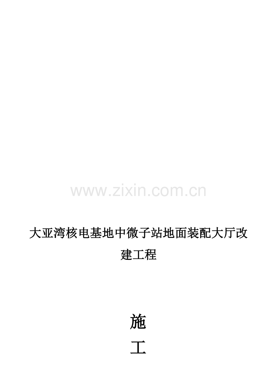 中微子施工方案(修改).doc_第1页