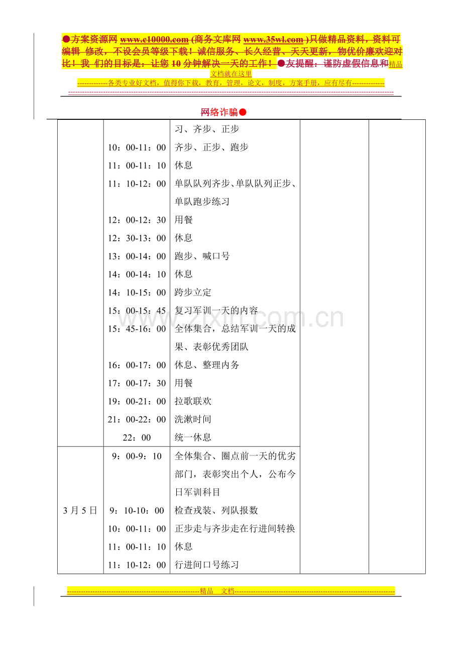 某酒店开业前员工培训方案-9页.doc_第3页