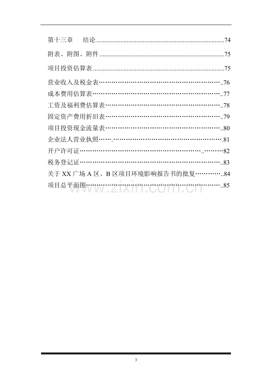 某广场项目建设可行性研究报告1.doc_第3页