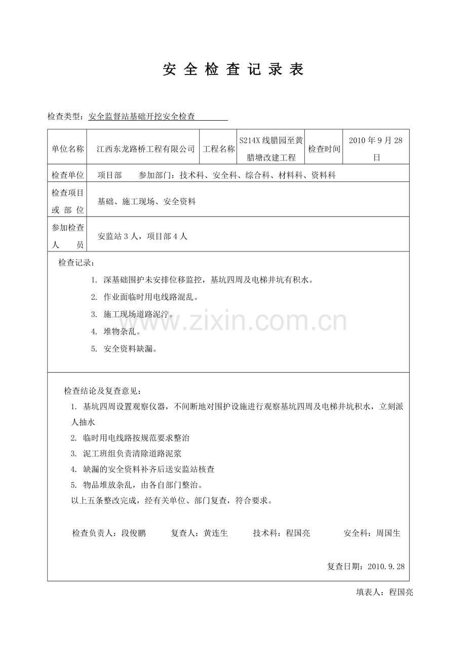 安全检查记录范例.doc_第2页