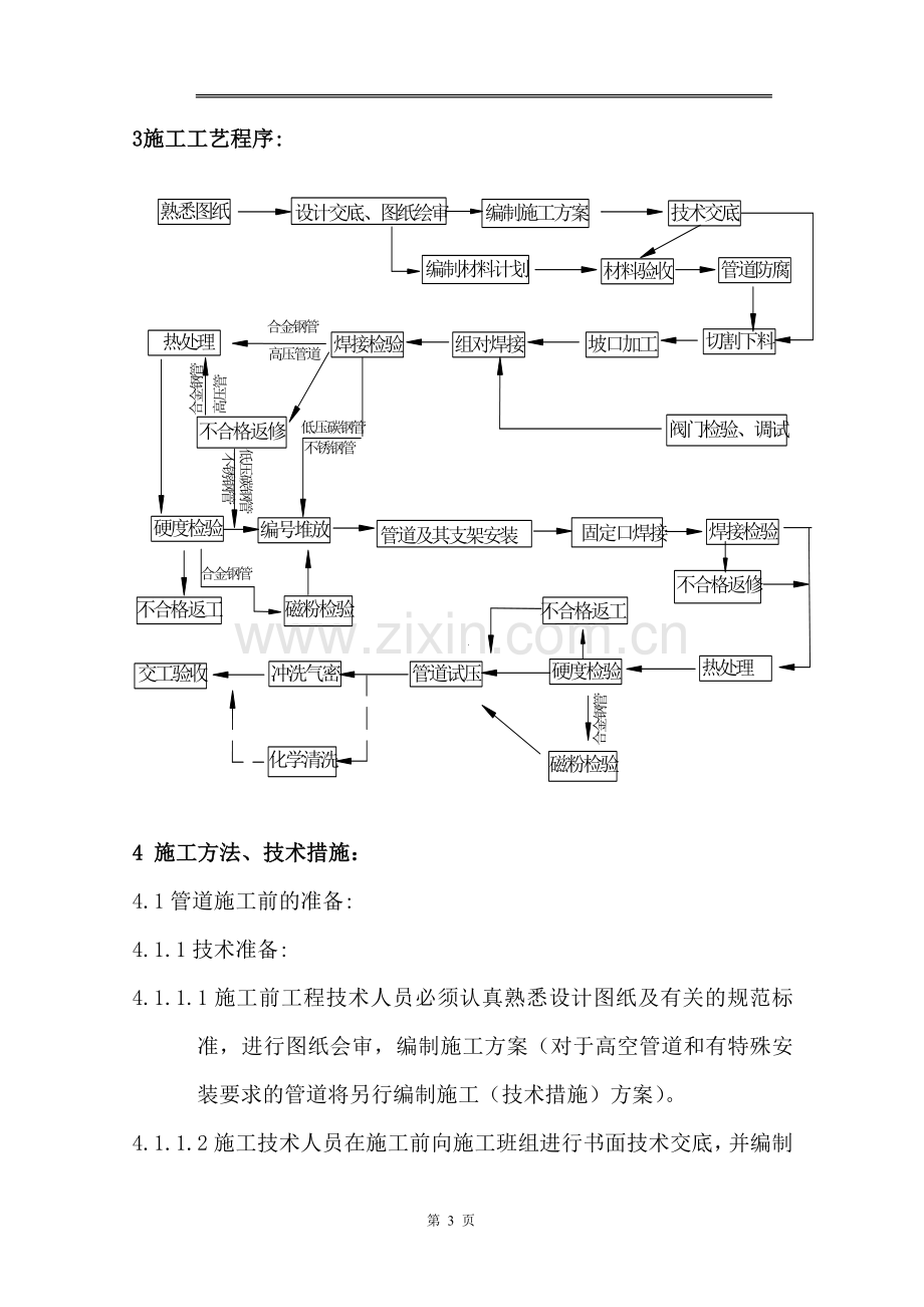 45万吨合成氨工艺管道安装大学论文.doc_第3页