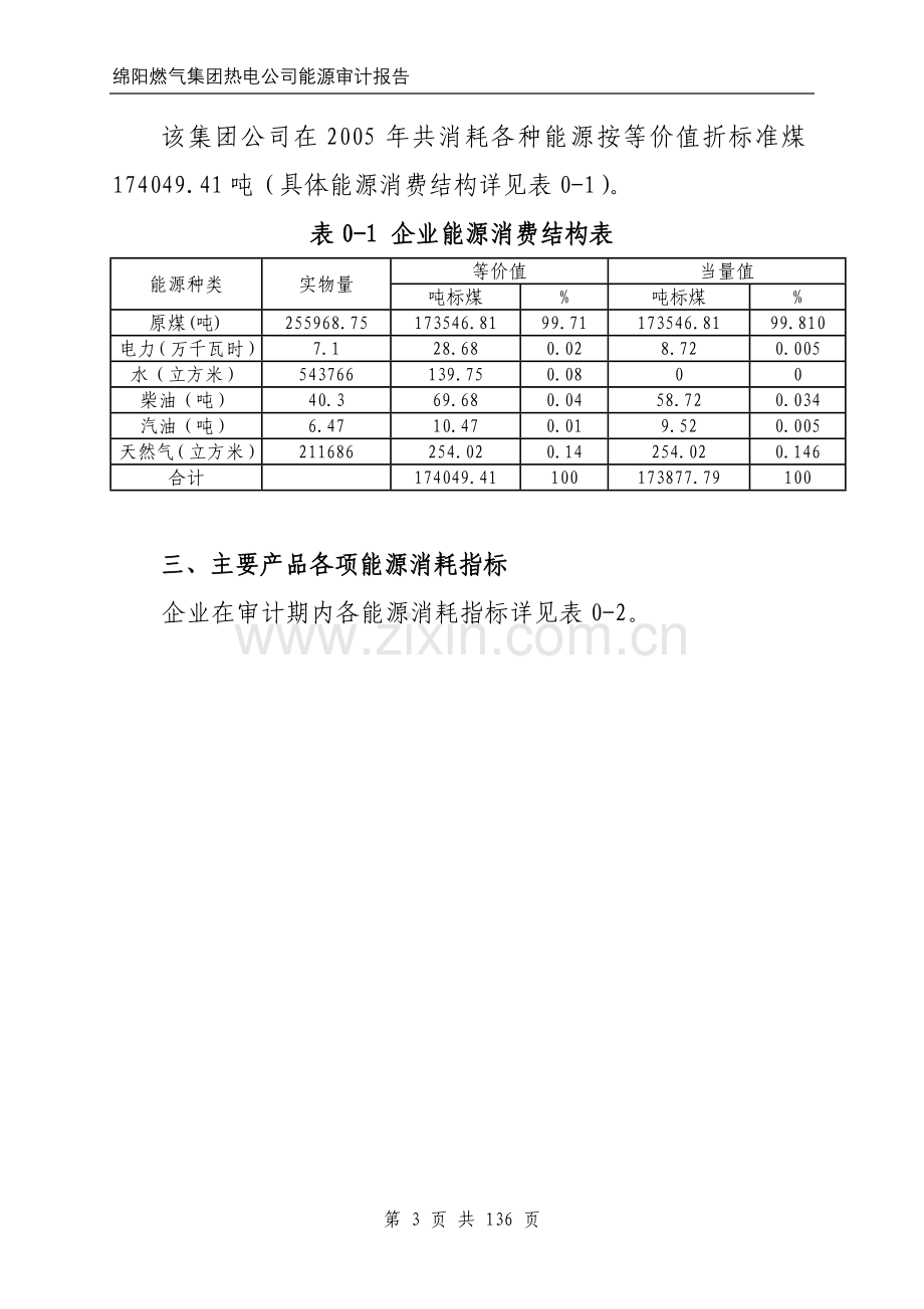 绵阳燃气集团热电公司能源审计报告.doc_第3页