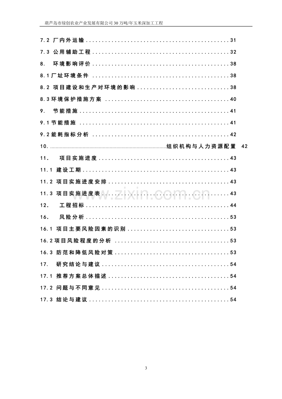 30万吨玉米淀粉可行性研究报告.doc_第3页