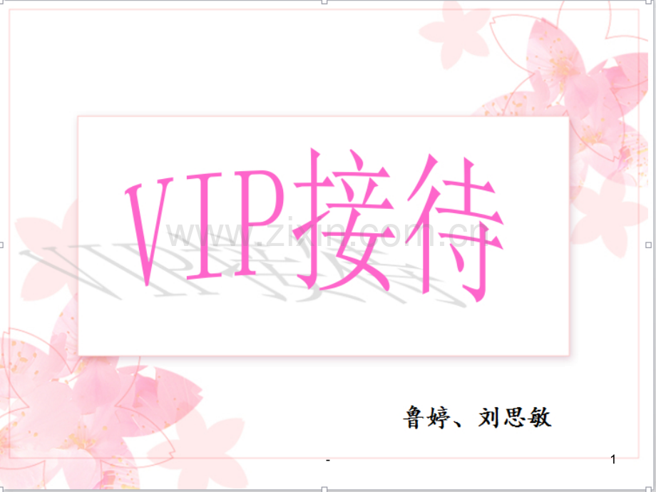 vip接待方案.ppt_第1页