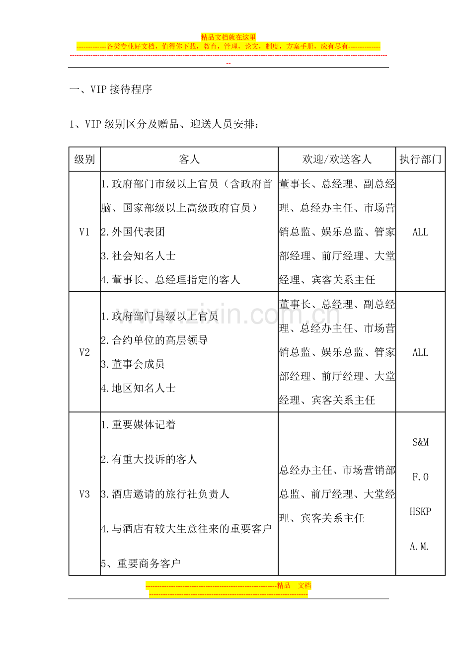 酒店VIP贵宾接待流程方案.doc_第2页