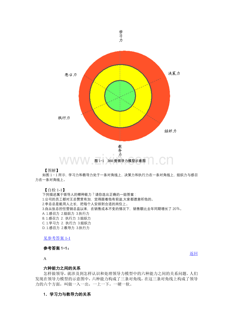 试卷、试题—--卓越领导力的六项修炼与试题问答.doc_第2页