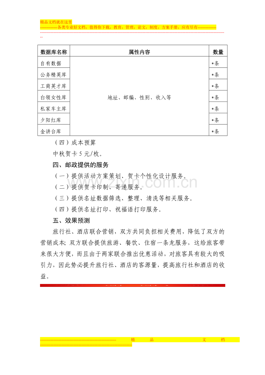 XX旅行社、XX酒店2011年中秋联合促销方案5.doc_第2页