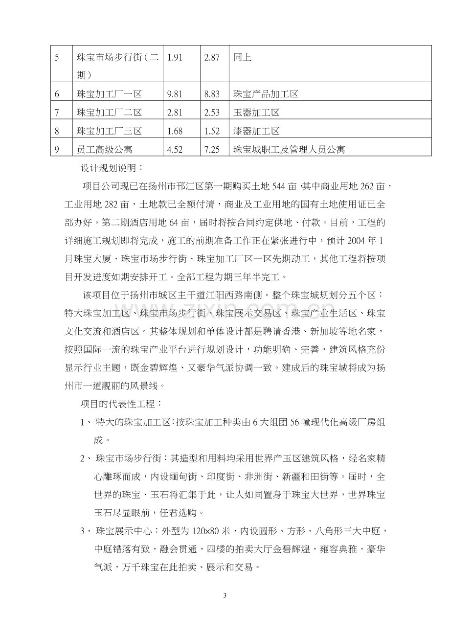 国际珠宝城项目建设可行性研究报告.doc_第3页