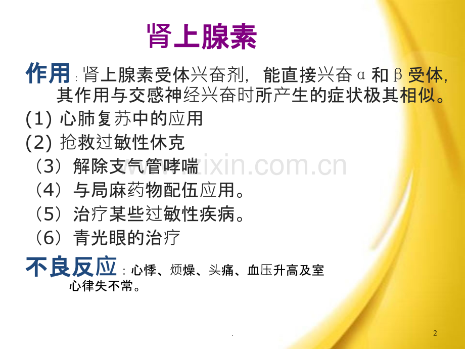 急诊科常用药物的作用和不良反应.ppt_第2页