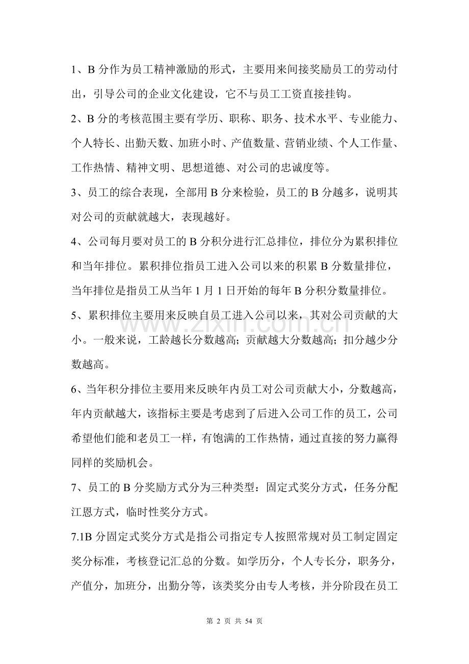 公司积分管理制度(37页).doc_第2页