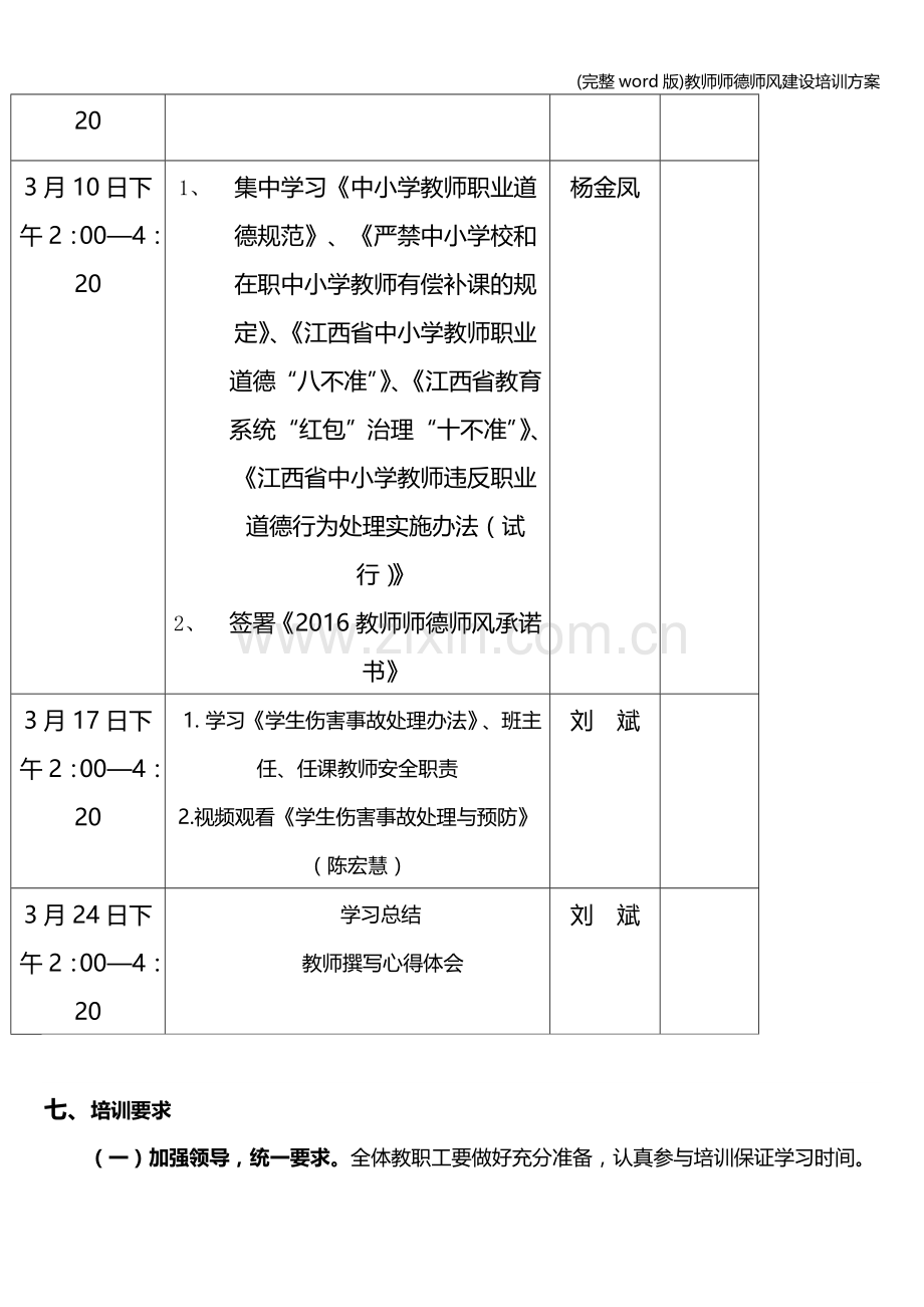 教师师德师风建设培训方案.doc_第3页