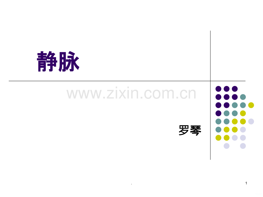 心血管系统静脉ppt课件.ppt_第1页