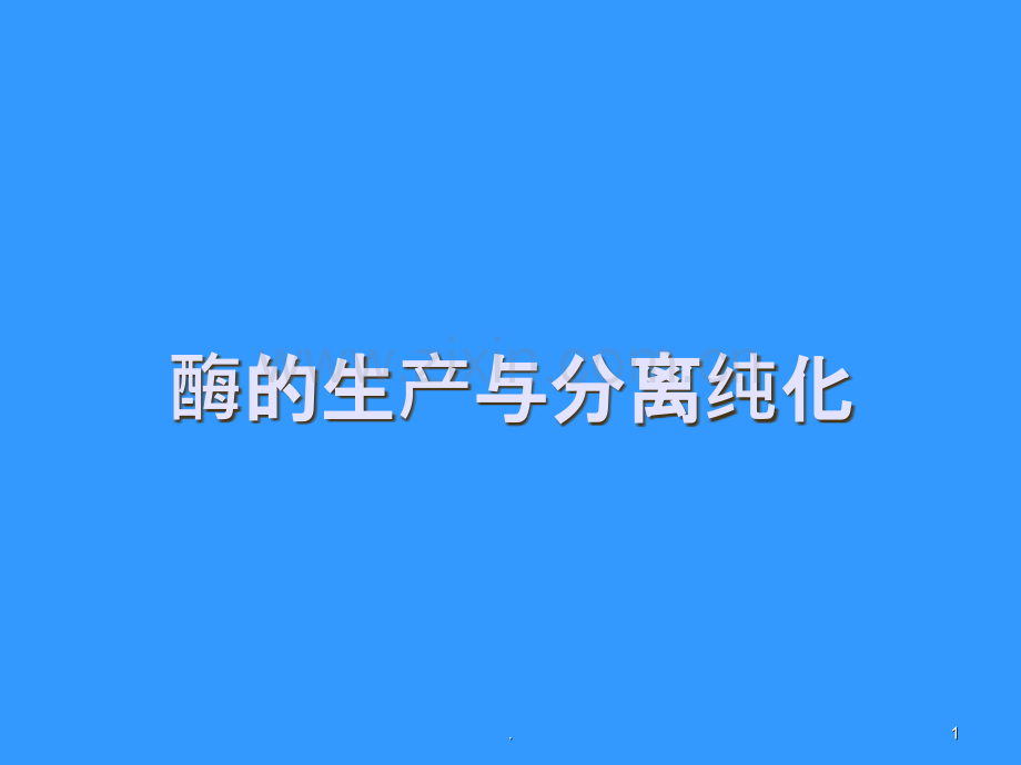 酶的生产与分离纯化瑶瑶ppt课件.ppt_第1页