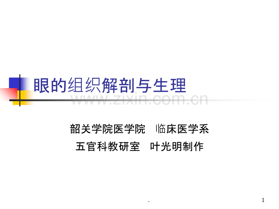 眼的组织解剖与生理.ppt_第1页