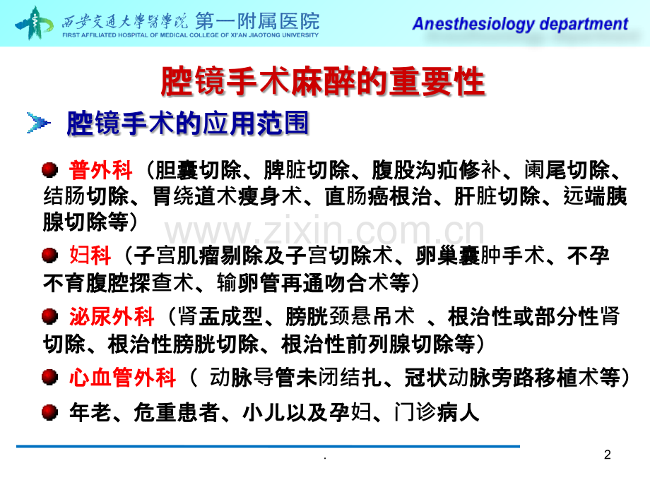 腔镜手术麻醉并发症的预防与处理交大一附院麻醉科.ppt_第2页