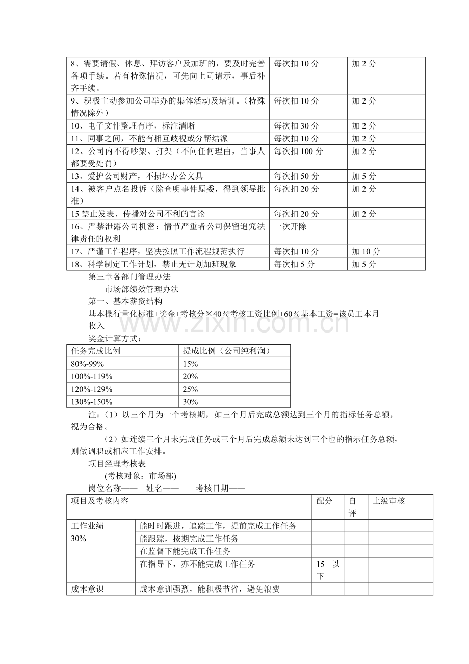 会展公关广告传媒公司绩效管理方案.doc_第3页