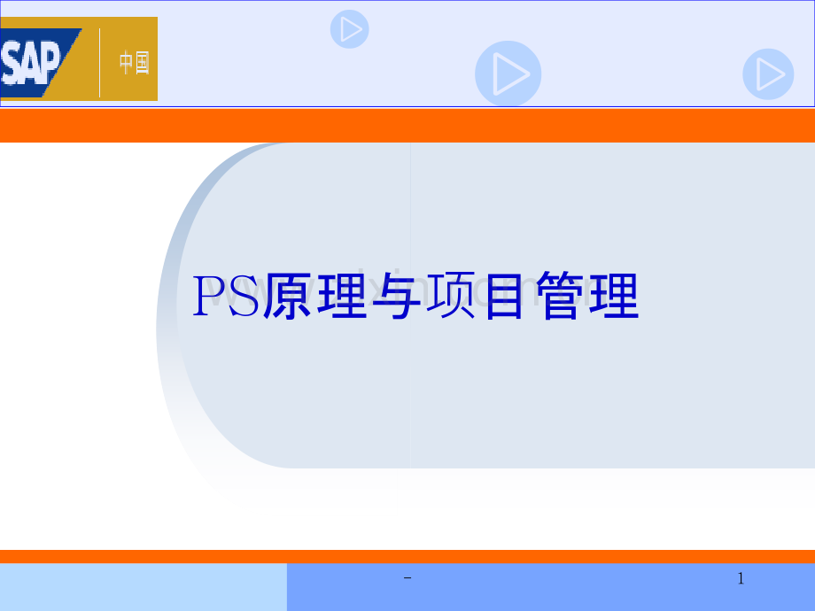 SAP-项目管理模块介绍.ppt_第1页