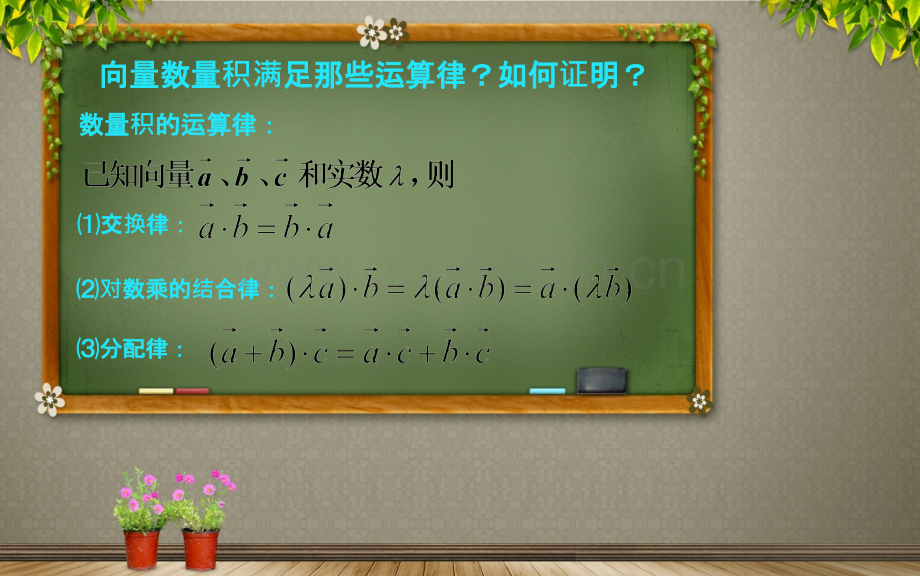 平面向量数量积的运算律.ppt_第2页